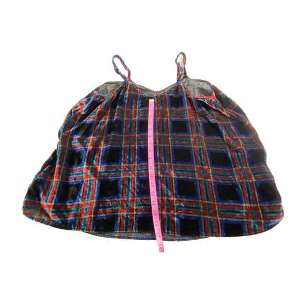 TORRID Women Velvet Cami Top Cropped Sophie Tank Swing Size 0/L Black 2-5 - Picture 7 of 14